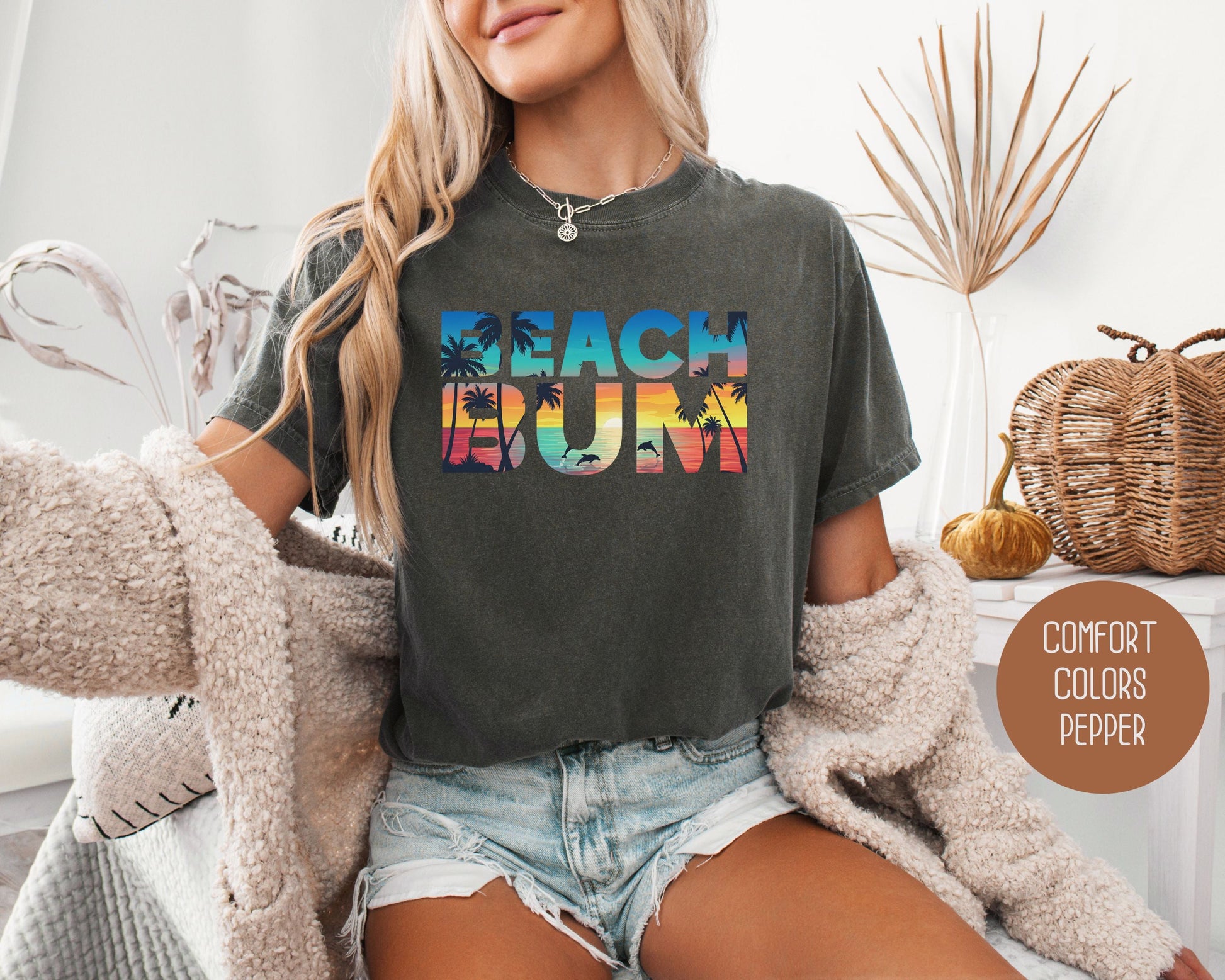 Beach Bum Comfort Colors Shirt-8