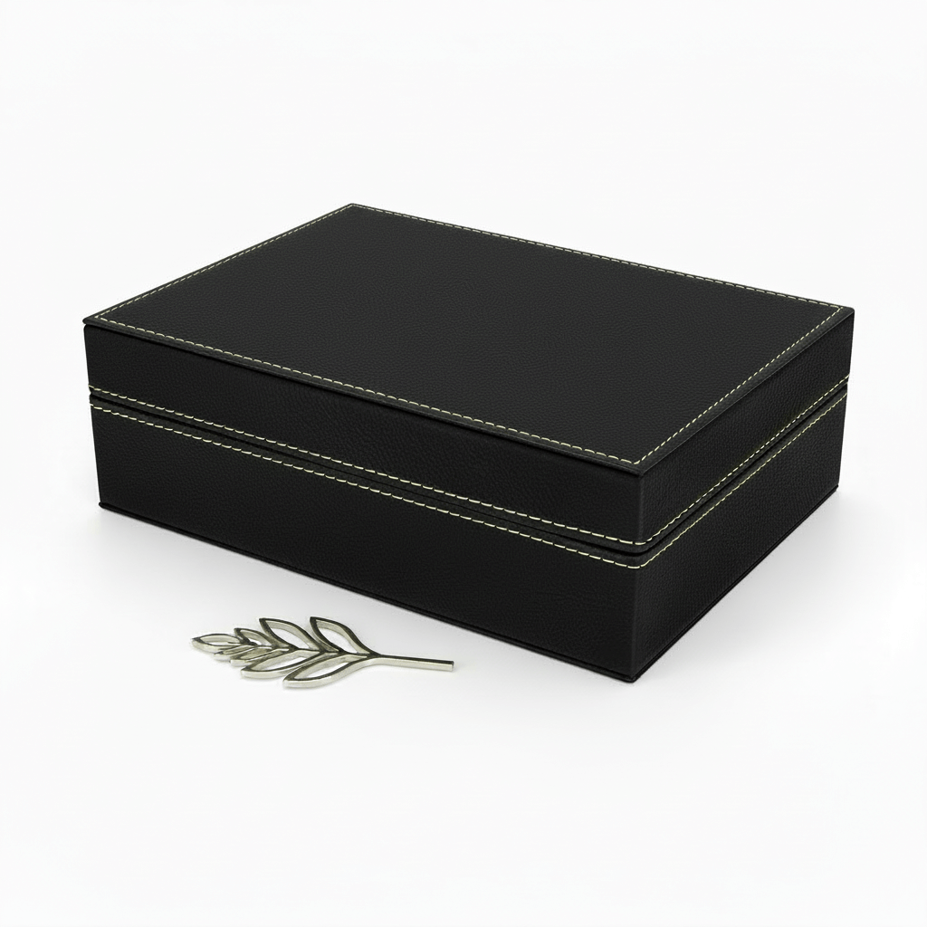 Personalized leatherette gift box Laserable Leatherette Gift Box-0