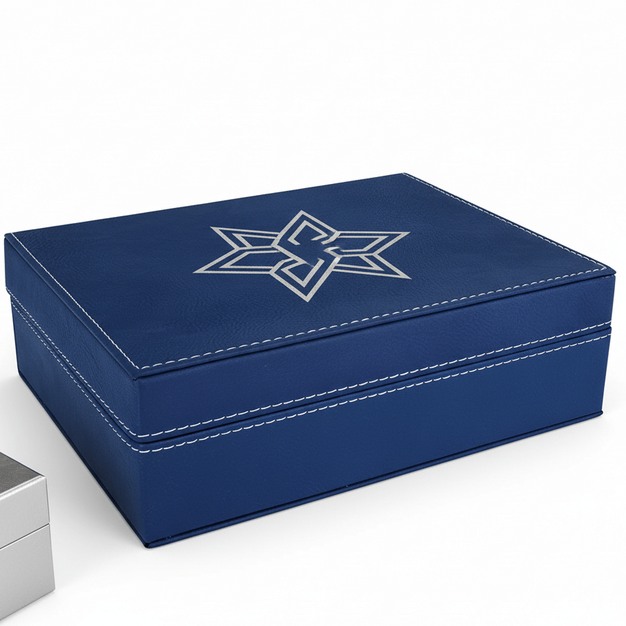 Personalized leatherette gift box Laserable Leatherette Gift Box-4