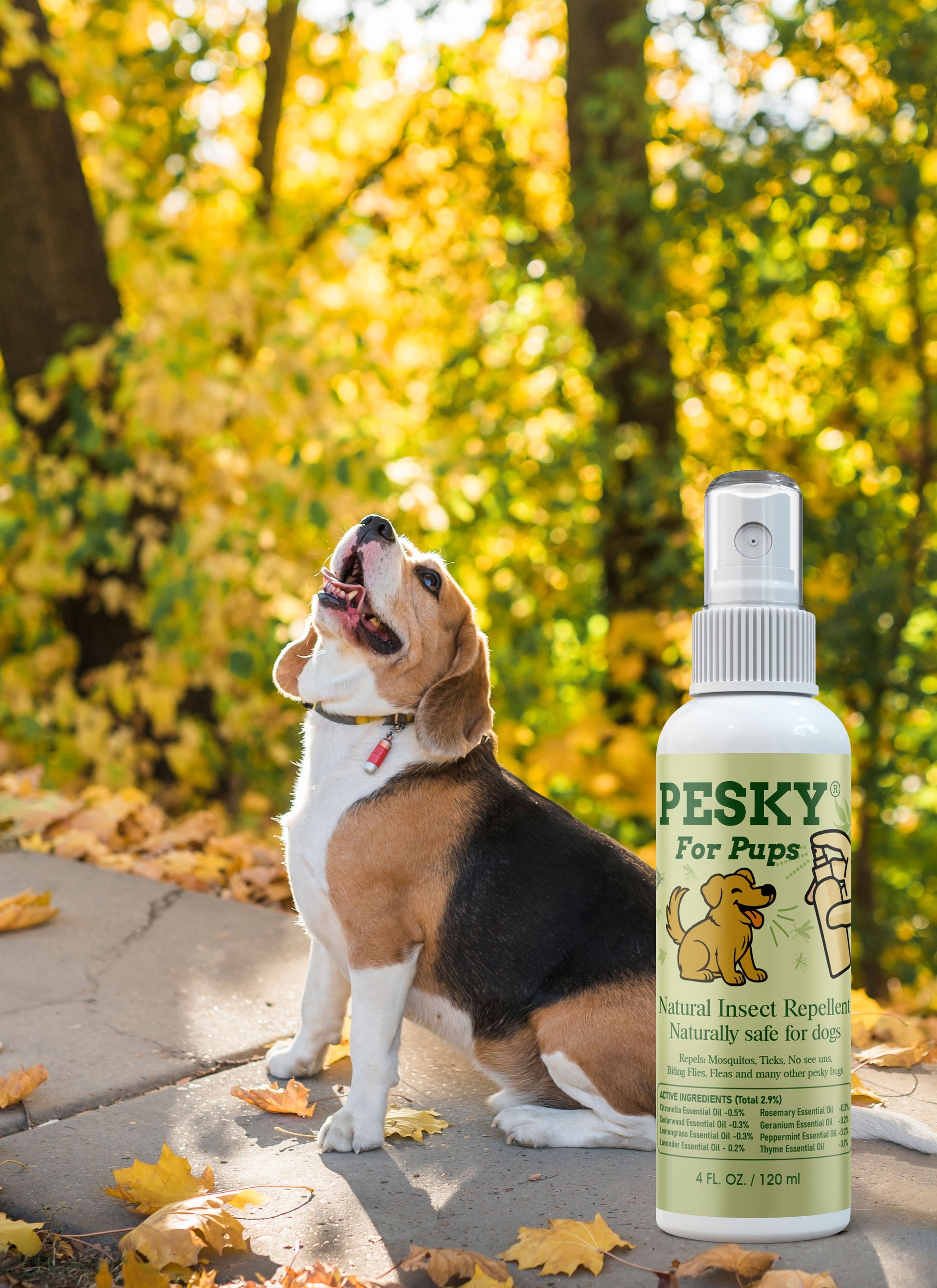 🐶 PESKY® for Pups Plant-Based Insect Deterrent Spray for Dogs-2