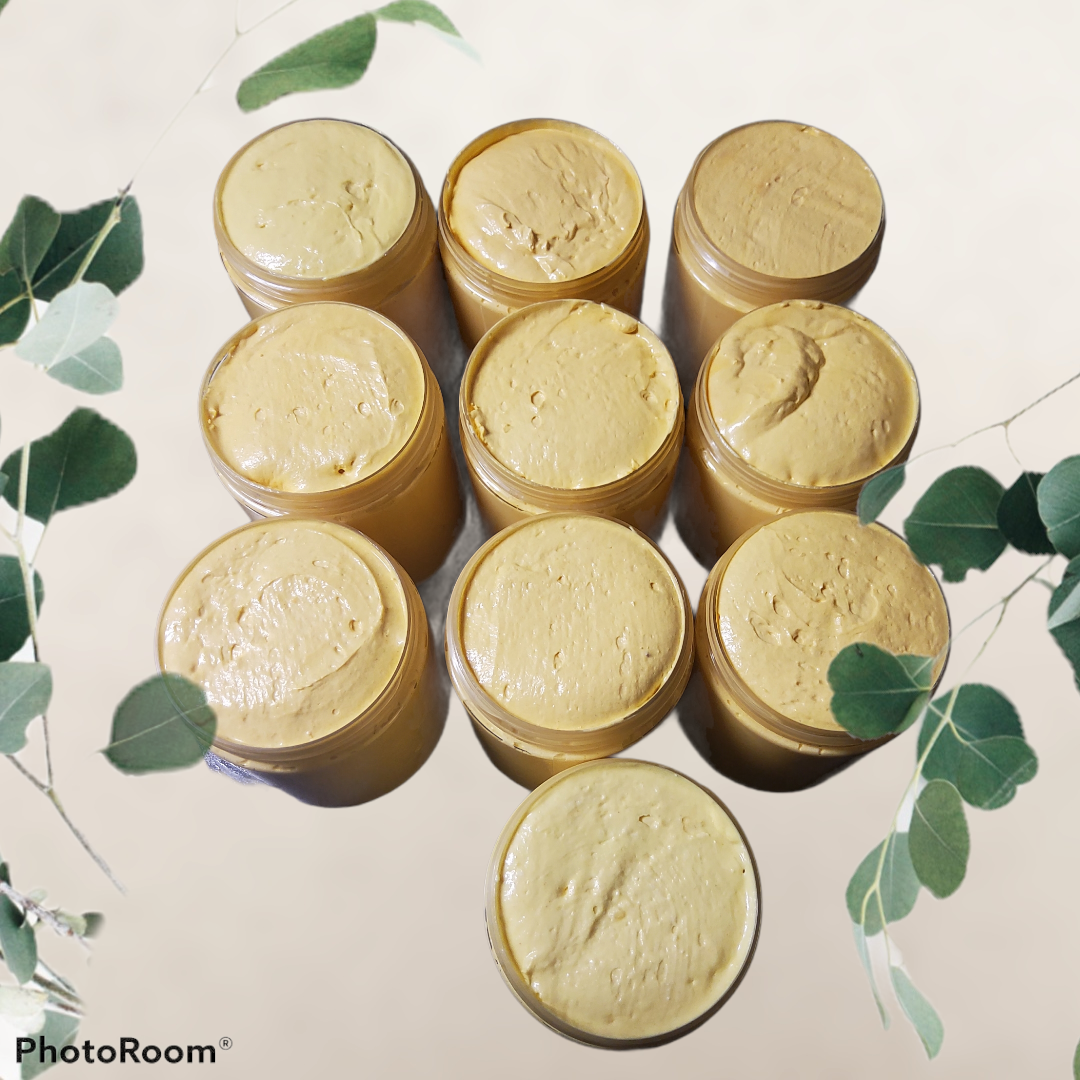 Turmeric Glow Butter  Velvet Finish Face & Body Soufflé Wholesale and Private Label