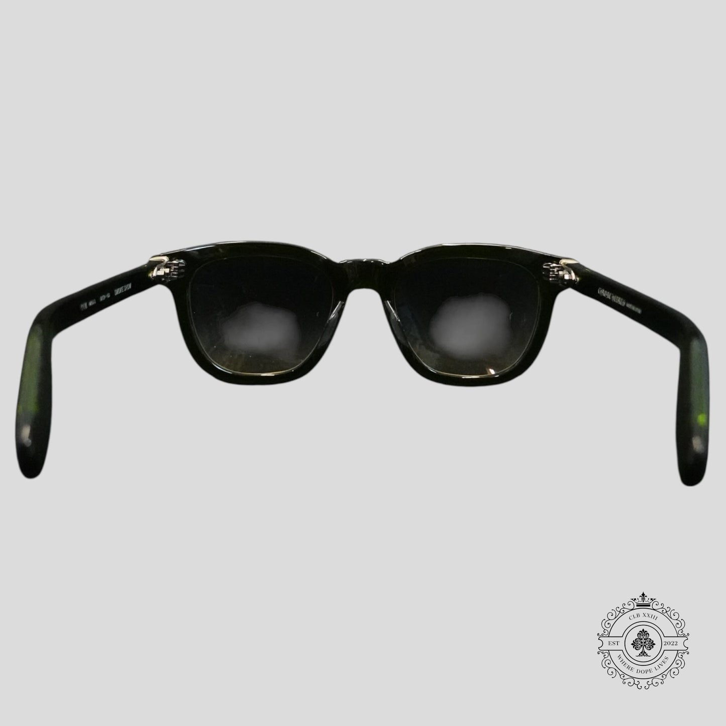 Chrome Hearts Smoke Show Sunglasses in Green/Silver