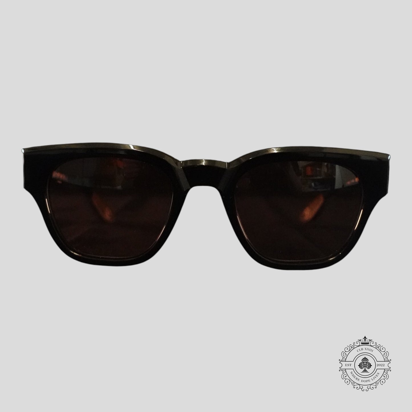 Chrome Hearts Midixathrill II Sunglasses in Black/Gold