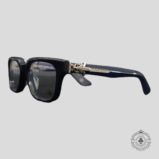 Chrome Hearts Vagillionaire II Glasses in Blue/Silver