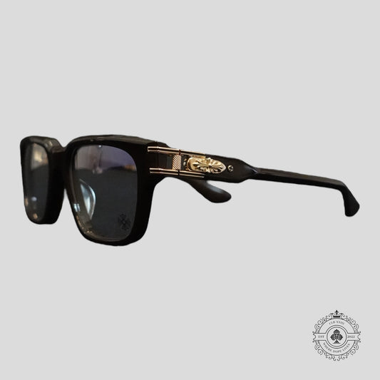 Chrome Hearts Bulge Glasses in Brown/Gold