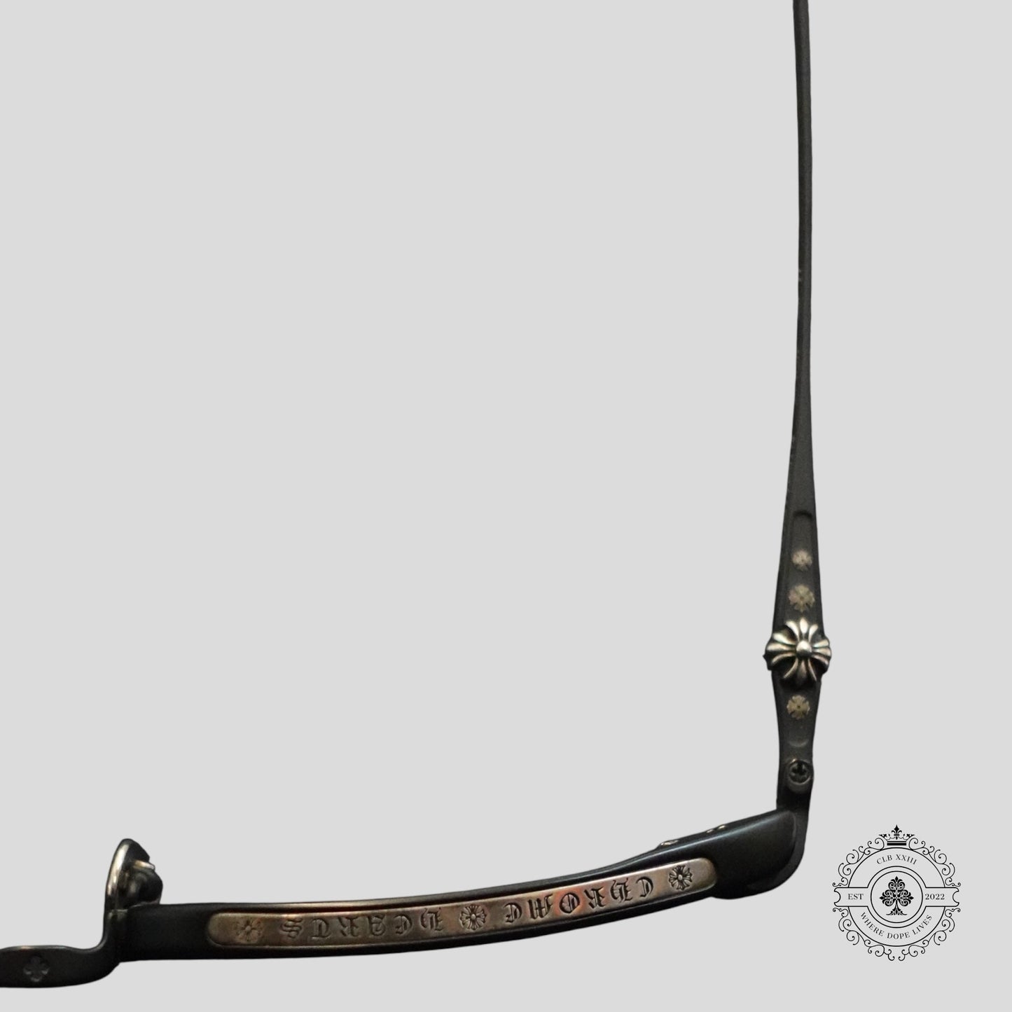 Chrome Hearts Sluntradiction Sunglasses in Matte Black/Silver