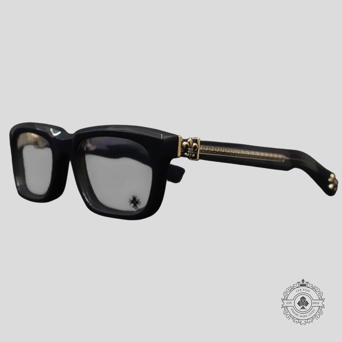 Chrome Hearts See You In Tea Sunglasses in Blue/Silver
