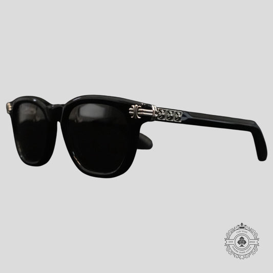 Chrome Hearts Smoke Show Glasses in Black/Silver