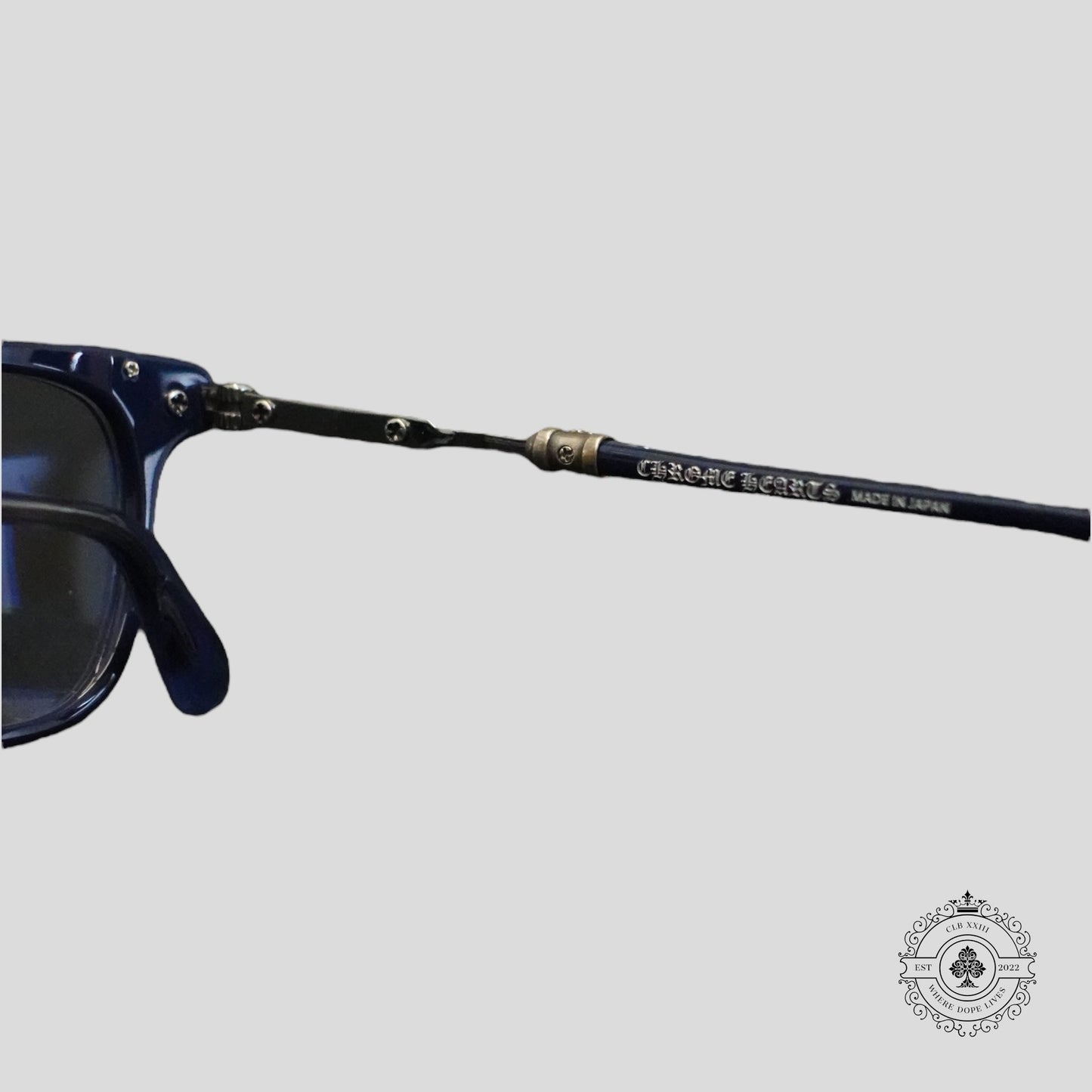 Chrome Hearts Tycoxagain Glasses in Blue/Silver