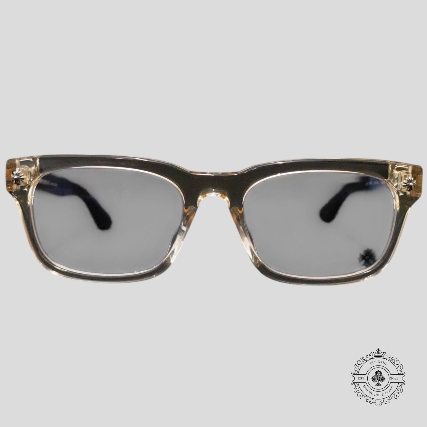 Chrome Hearts Vagilante Glasses in Tortoise Shell/Silver