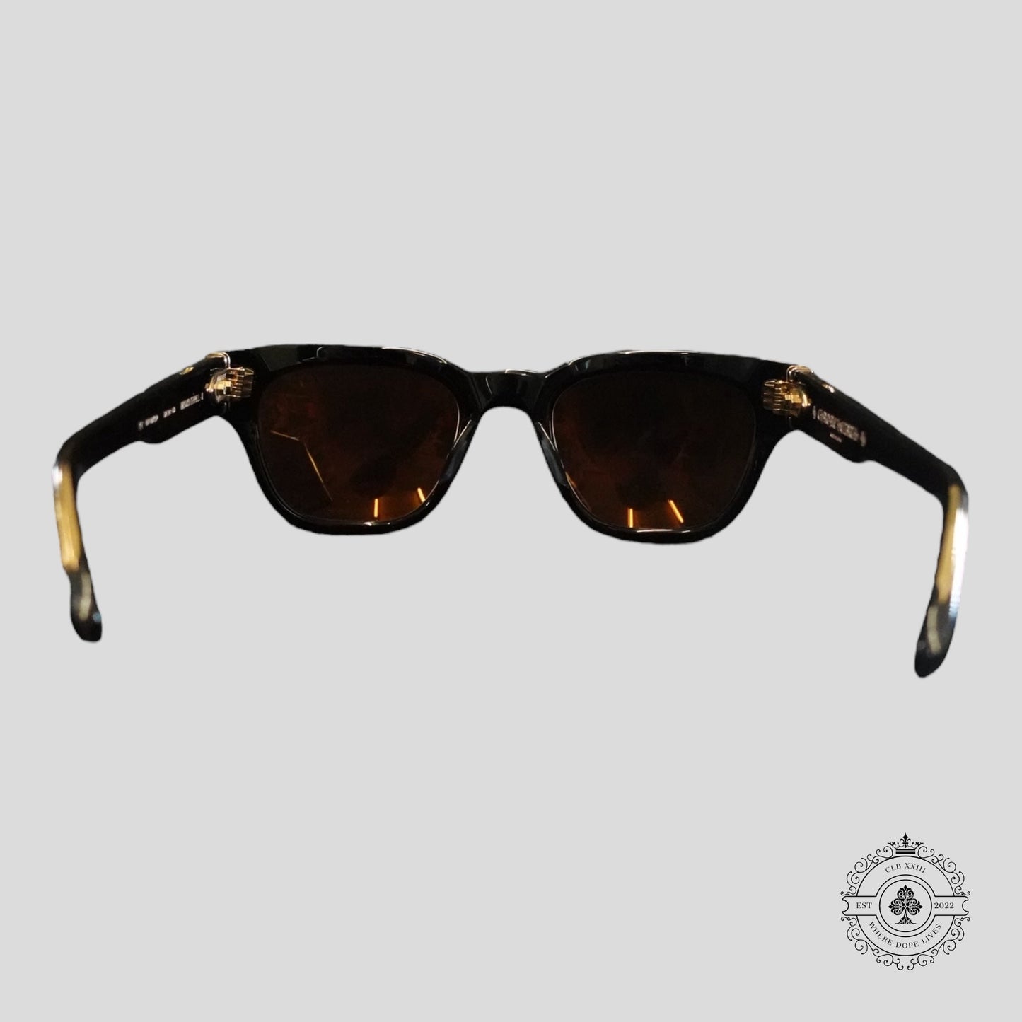Chrome Hearts Midixathrill II Sunglasses in Black/Gold