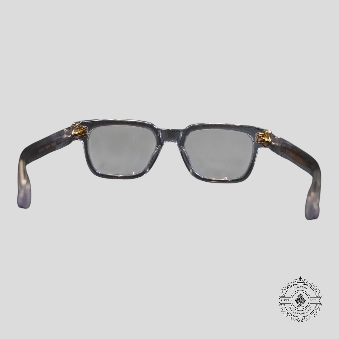 Chrome Hearts Pen 15 Sunglasses in Clear/Gold