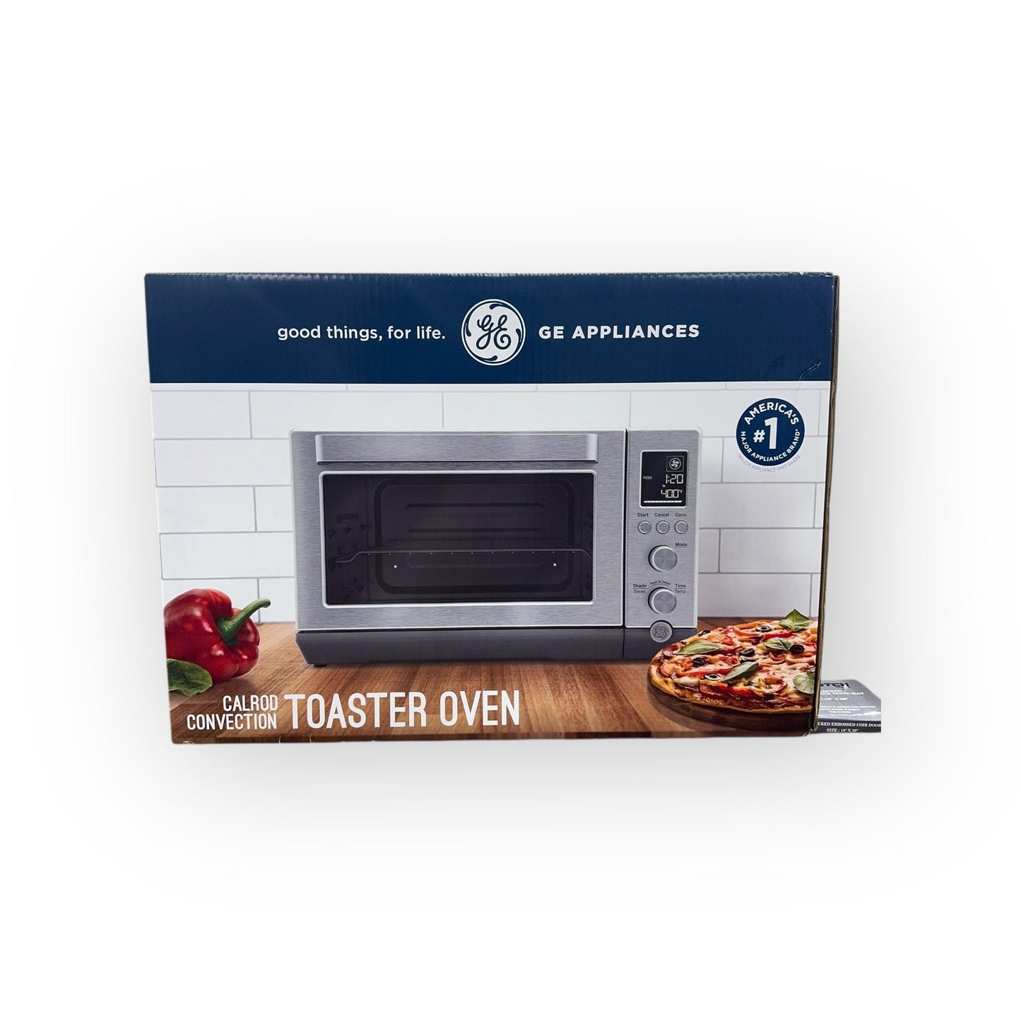 GE Stainless Steel Quartz Convection Toaster Oven – 7 Cooking Modes