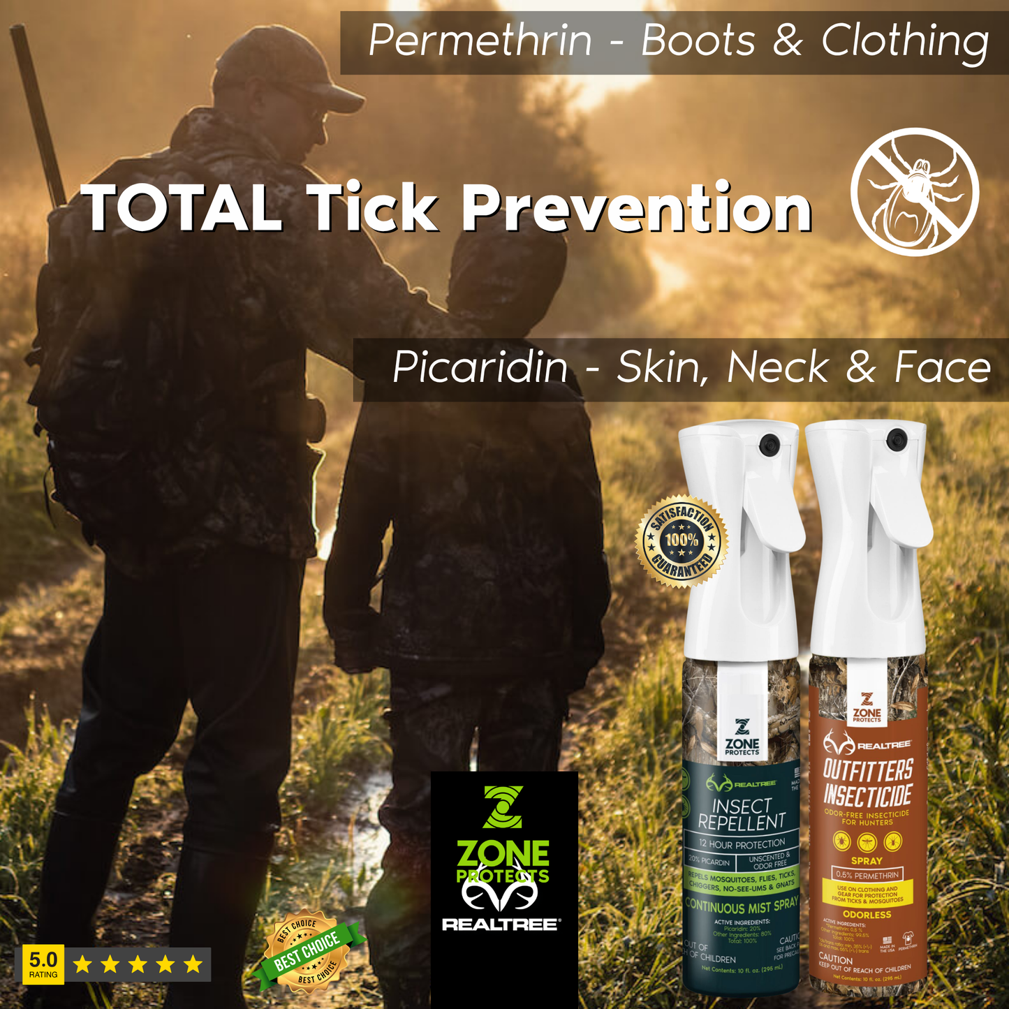 Realtree Complete Insect Control; Repellent Plus Insecticide