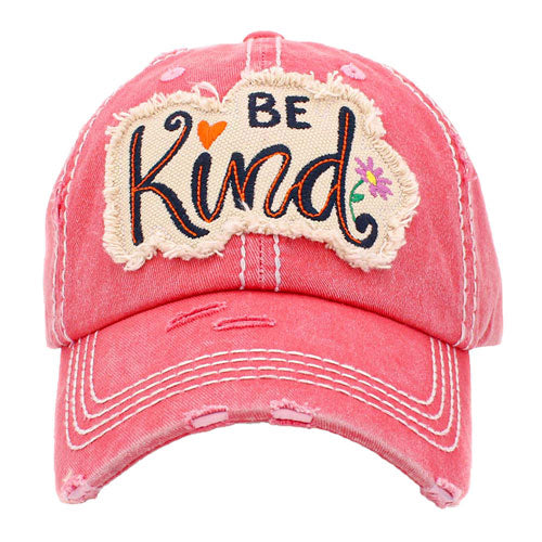 BE Kind Message Vintage Baseball Cap