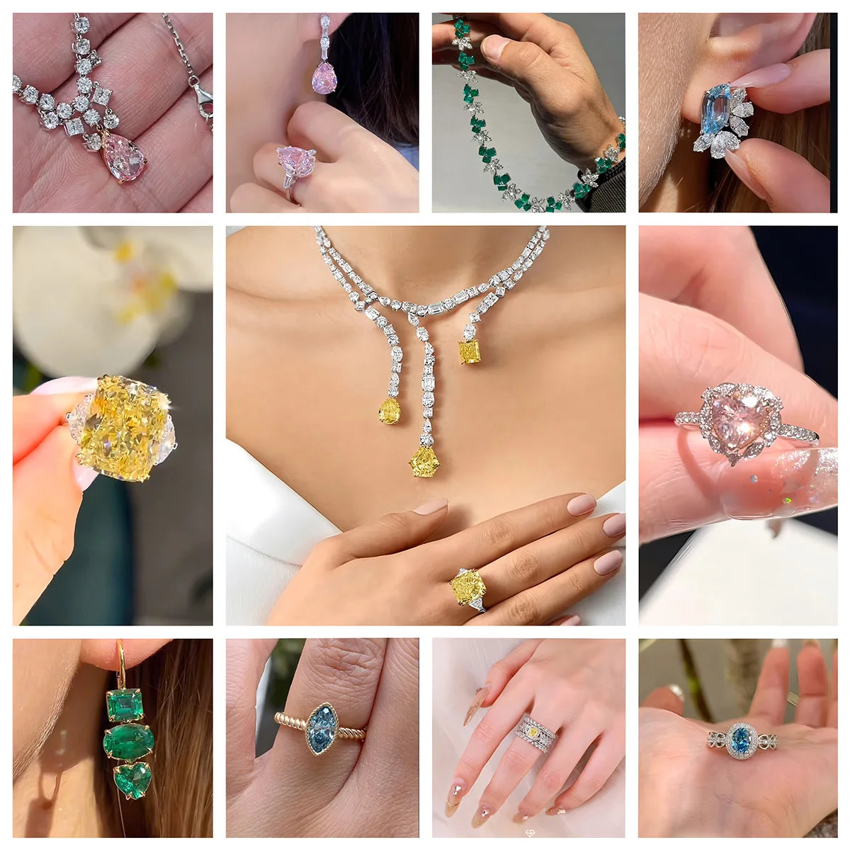 Collage of various pieces of jewelry including rings, necklaces, and earrings. Pink Marquise Lab Grown Diamond Flower Ring in 9K / 14K / 18K Yellow Gold

Delicate, romantic, and endlessly feminine, this pink marquise lab grown diamond ring blooms like a tiny flower on your finger. Crafted in your choice of 9K, 14K, or 18K yellow gold, it’s the perfect symbol of love and tenderness — an unforgettable Valentine’s gift or a meaningful treat just for you.