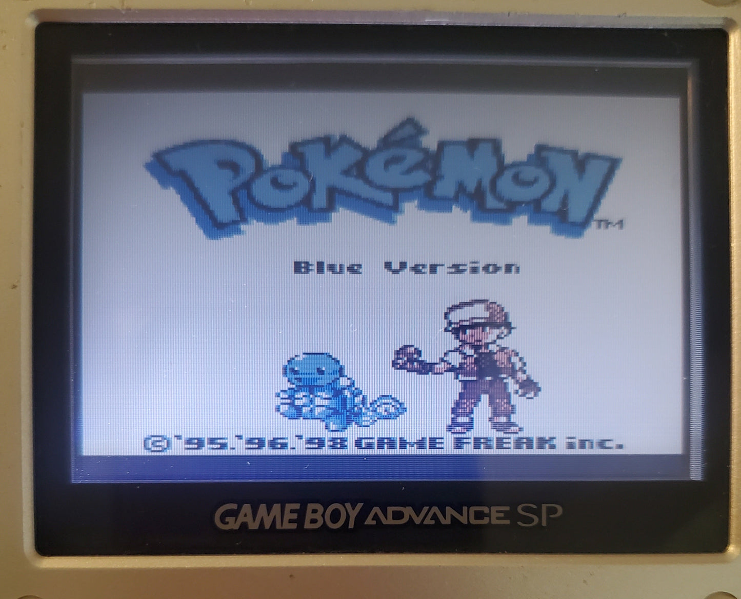 Pokemon Blue GBC Video Game Cartidge Game Boy Color 1998