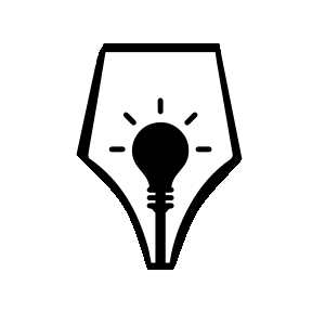 Pro-Truth Pledge Logo Lapel Pin: Pen Tip & Light Bulb.  18K Gold-5