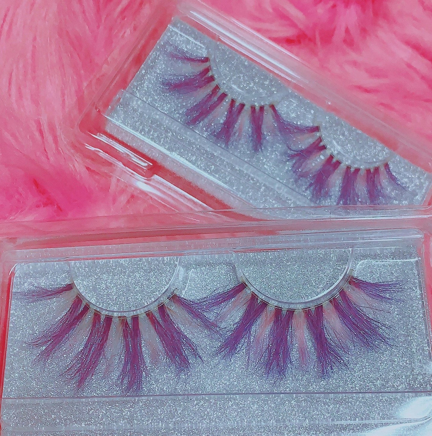 *PSYCHOTIC FAIRY* (Pastel Pink/Purple) DOLLicious COLORBLAST Lashes !