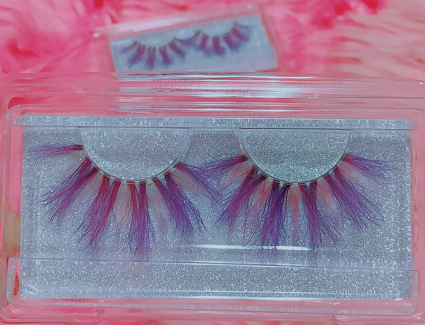 *PSYCHOTIC FAIRY* (Pastel Pink/Purple) DOLLicious COLORBLAST Lashes !