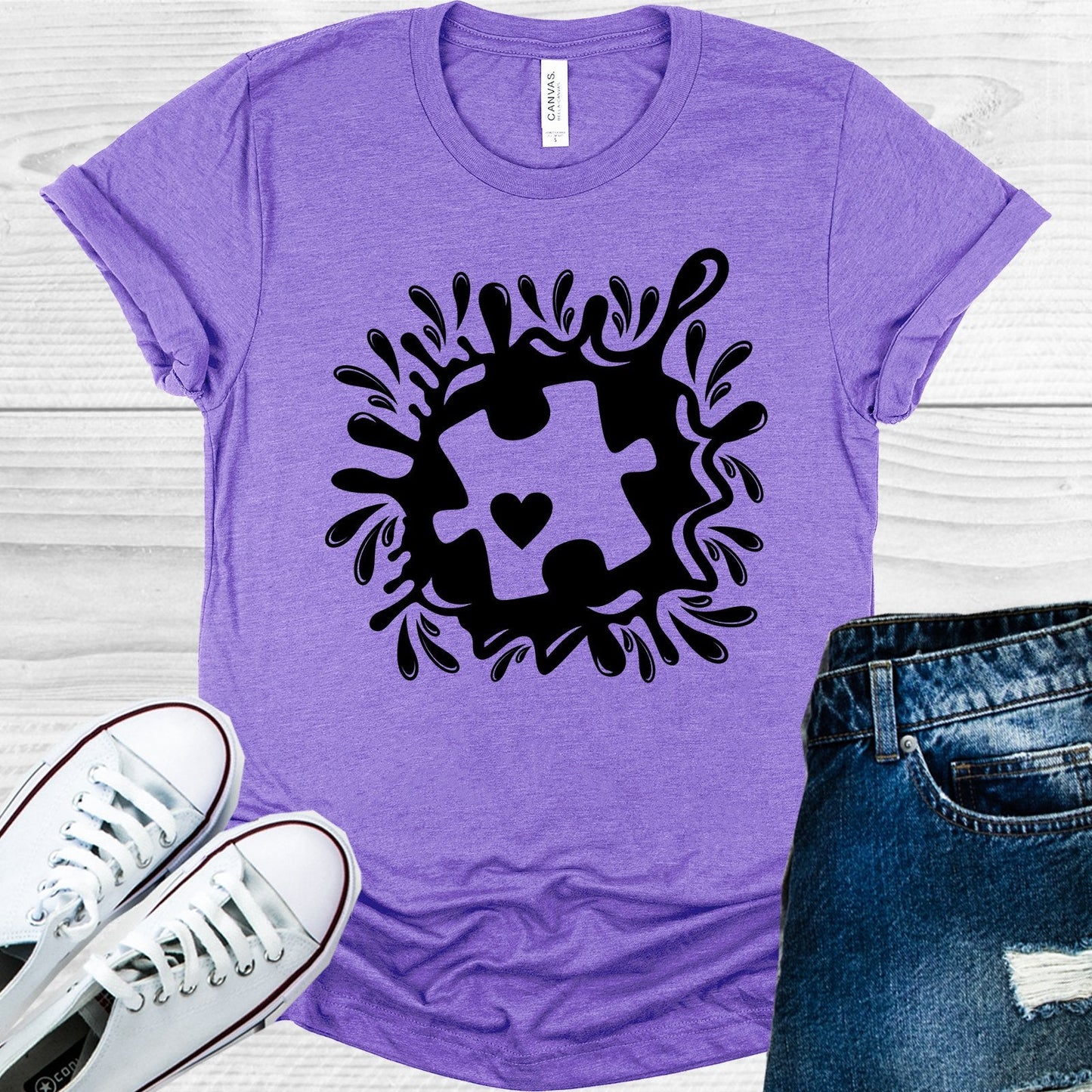 Puzzle Piece Graphic Tee