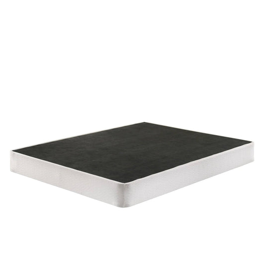 Queen size 8-inch Metal Frame Box-Spring Mattress Foundation with Cover-0
