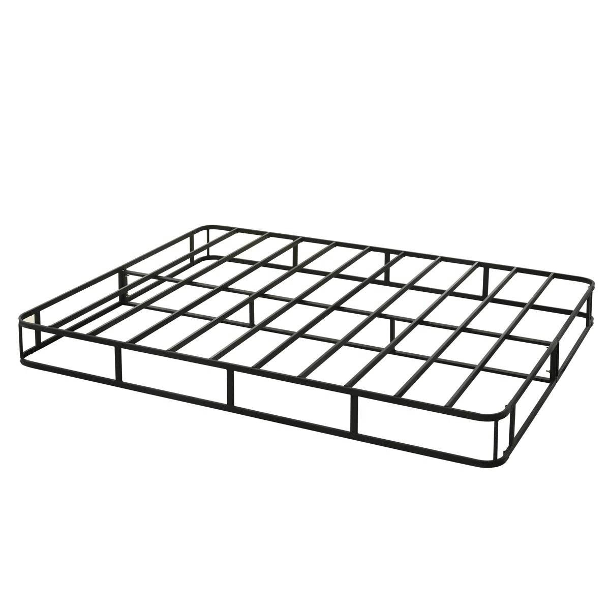 Queen size 8-inch Metal Frame Box-Spring Mattress Foundation with Cover-1