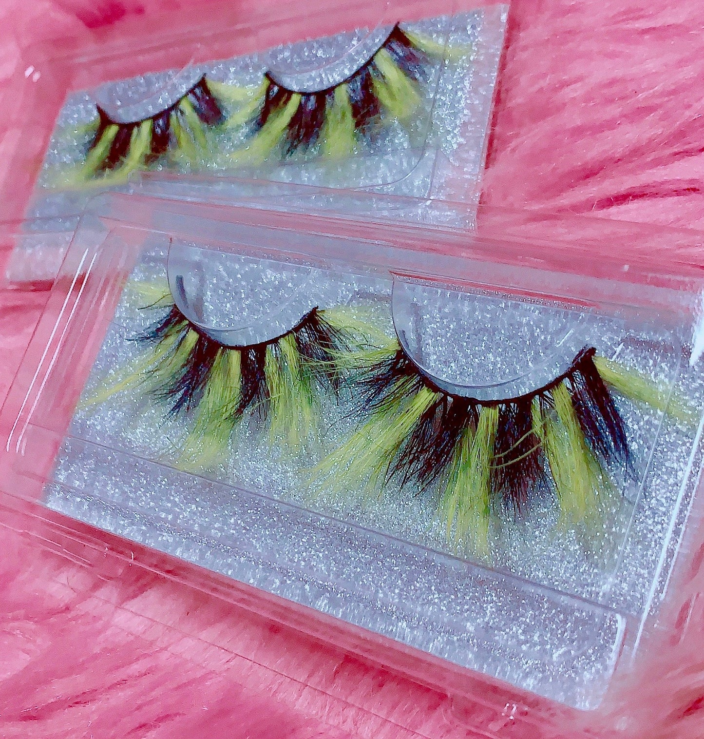 *Queen BEE-OTCH* (Black & Yellow) DOLLicious COLORBLAST Lashes!