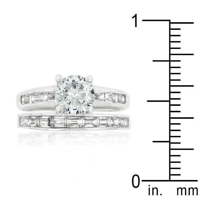 Rhodium Plated Stackable Ring Set-2