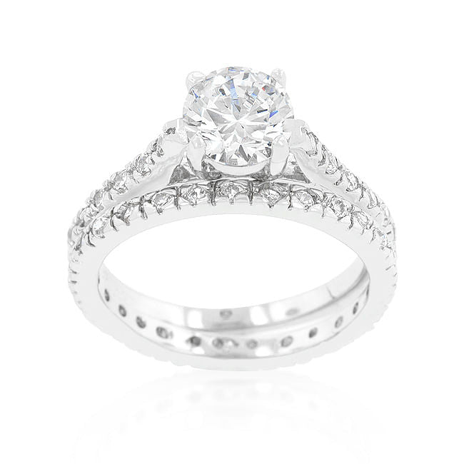 Glistening Engagement Ring Set-1