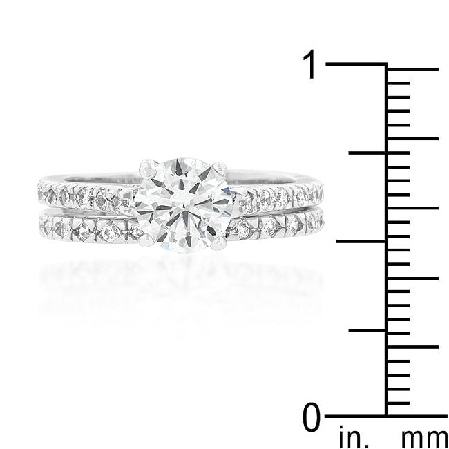 Glistening Engagement Ring Set-2