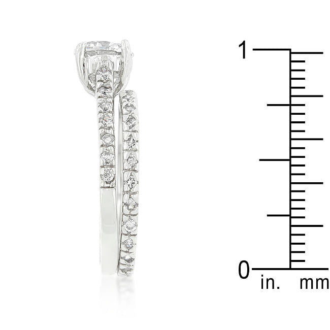 Glistening Engagement Ring Set-3