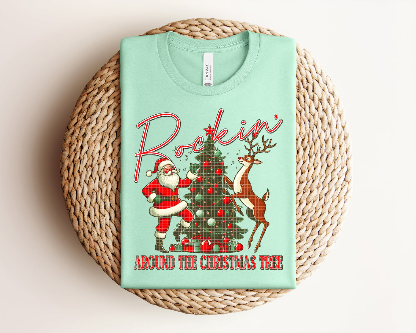 Rockin Around the Christmas Tree Graphic Tee