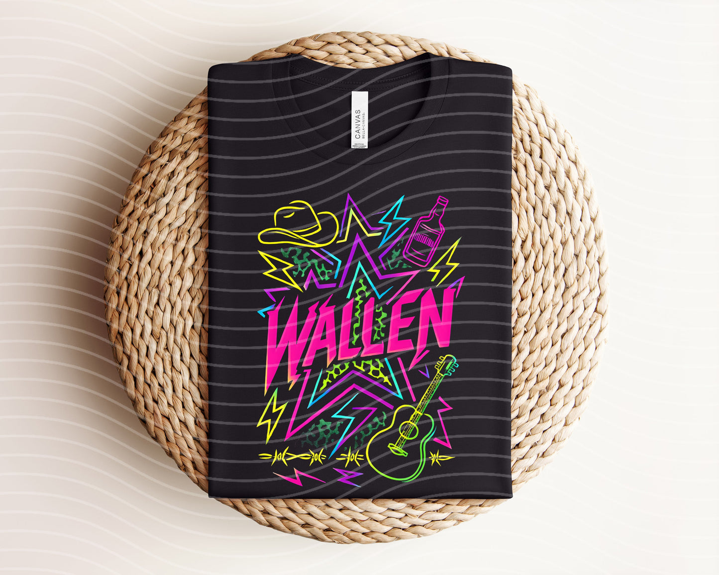 Wallen Neon Graphic Tee