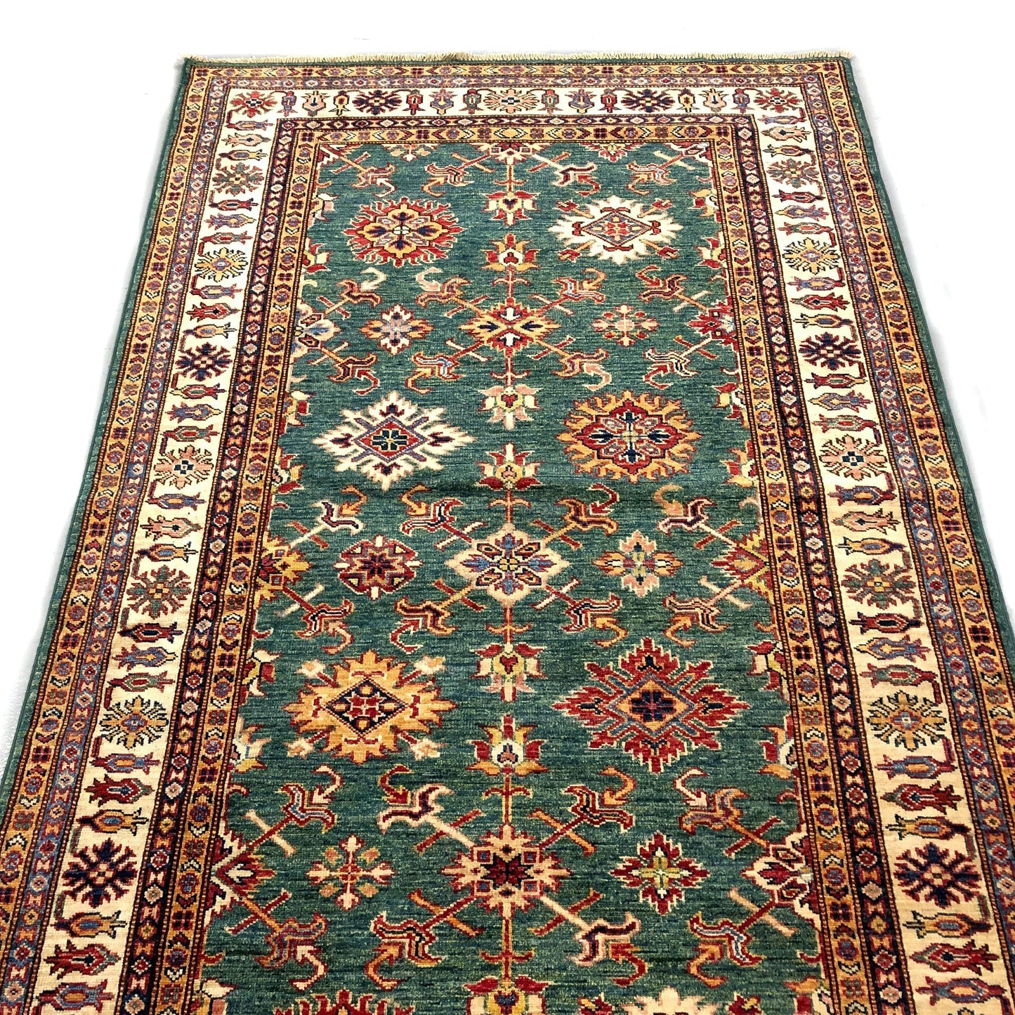 Super Kazak 3'11"x9'01" grn/ivory-3