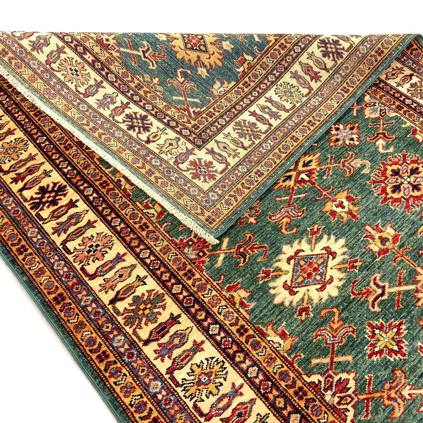 Super Kazak 3'11"x9'01" grn/ivory-4