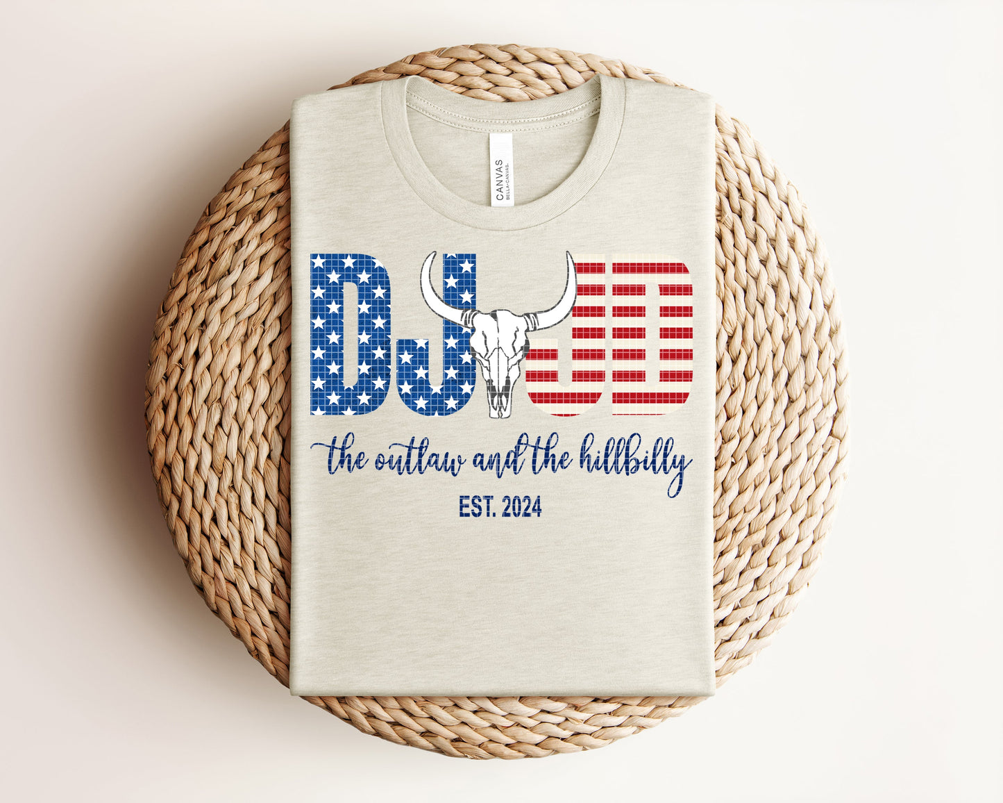 DJ JD The Outlaw and the Hillbilly Graphic Tee