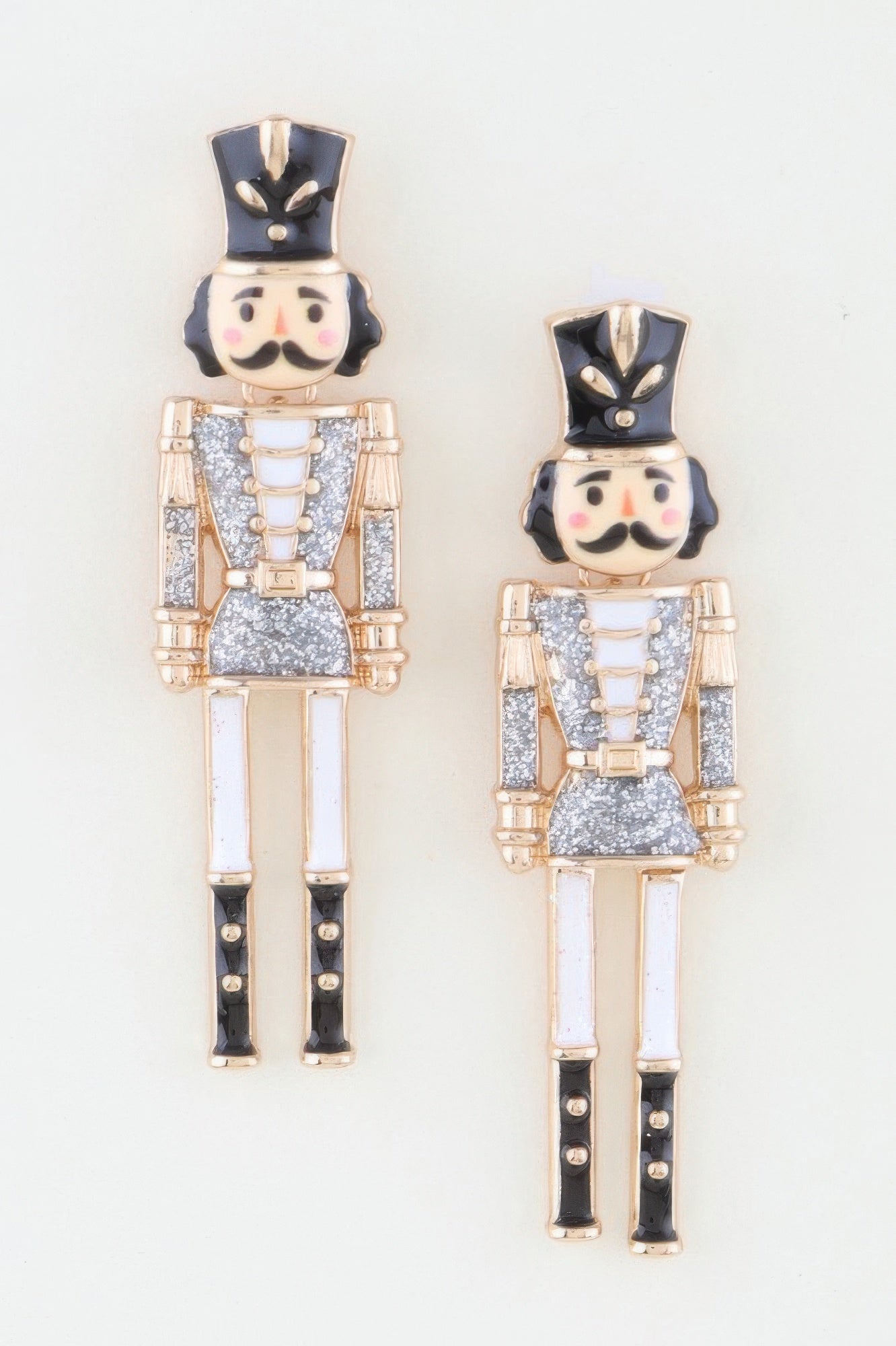 RADIO CITY Glitter Nutcracker Drop Earrings: BYMANYC ® New York-0