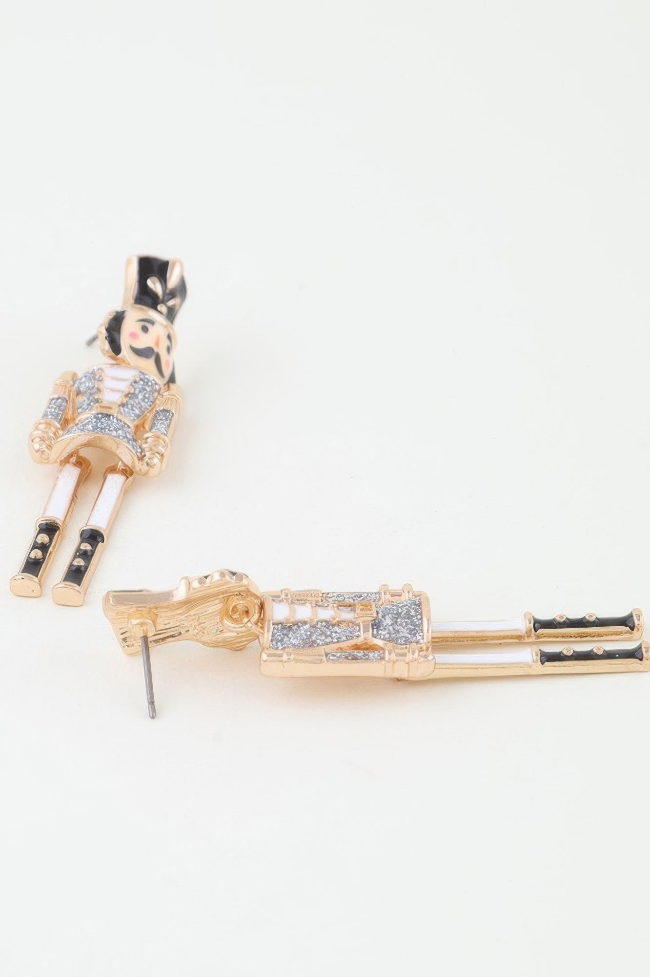 RADIO CITY Glitter Nutcracker Drop Earrings: BYMANYC ® New York-1