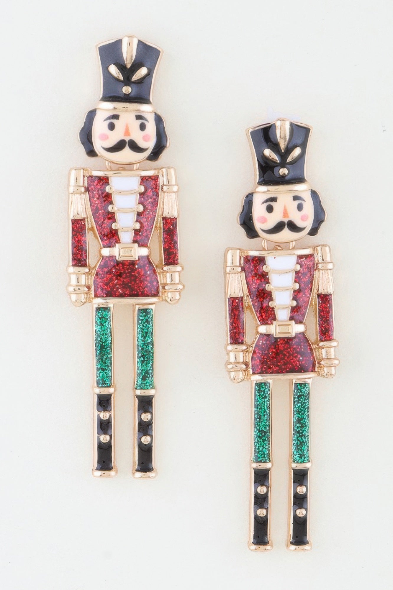 RADIO CITY Glitter Nutcracker Drop Earrings: BYMANYC ® New York-3
