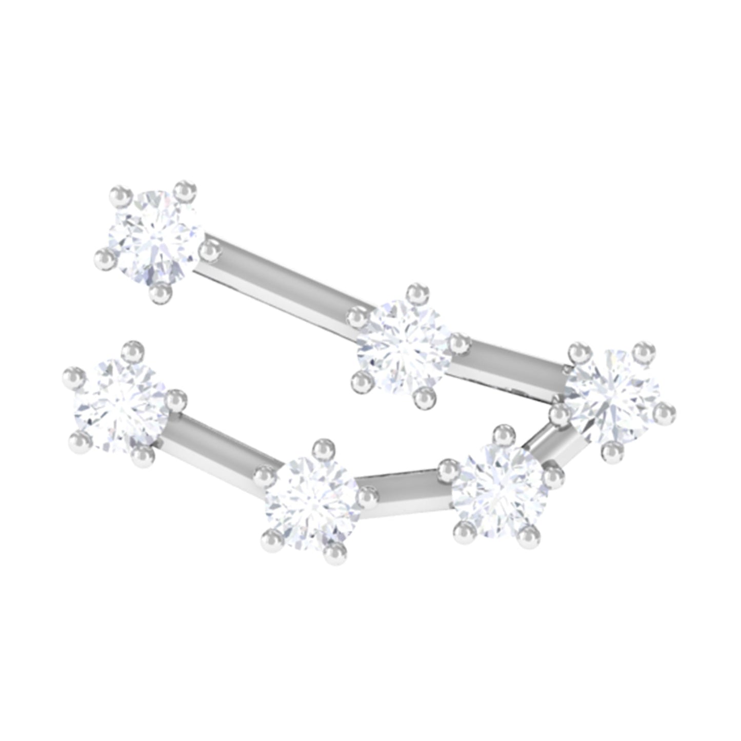 Diamond Capricorn Constellation Helix Piercing Earring