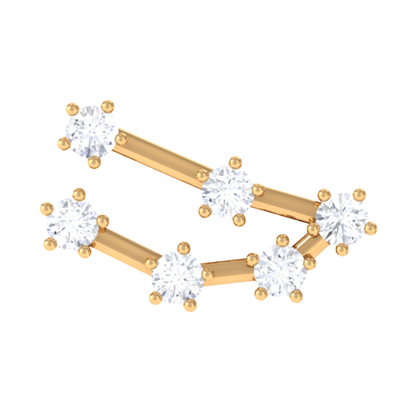 Diamond Capricorn Constellation Helix Piercing Earring