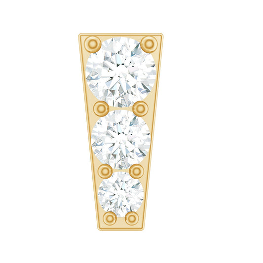 Minimal Diamond Unique Earring for Tragus Piercing