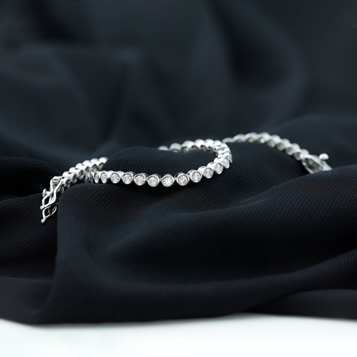 3.50 CT Moissanite Wedding Tennis Bracelet For Bride