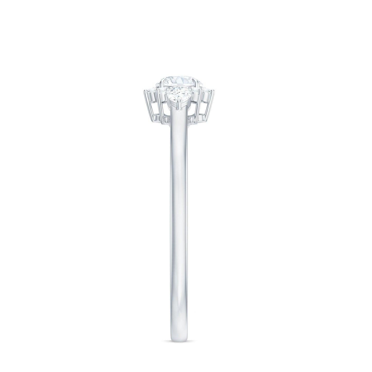 Natural Diamond Promise Ring with Certificate