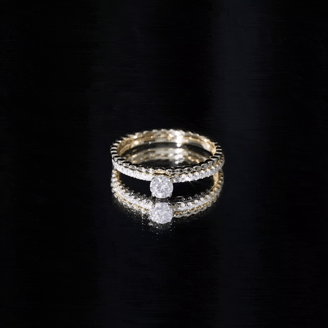 1.50 CT Certified Zircon Solitaire Engagement Ring