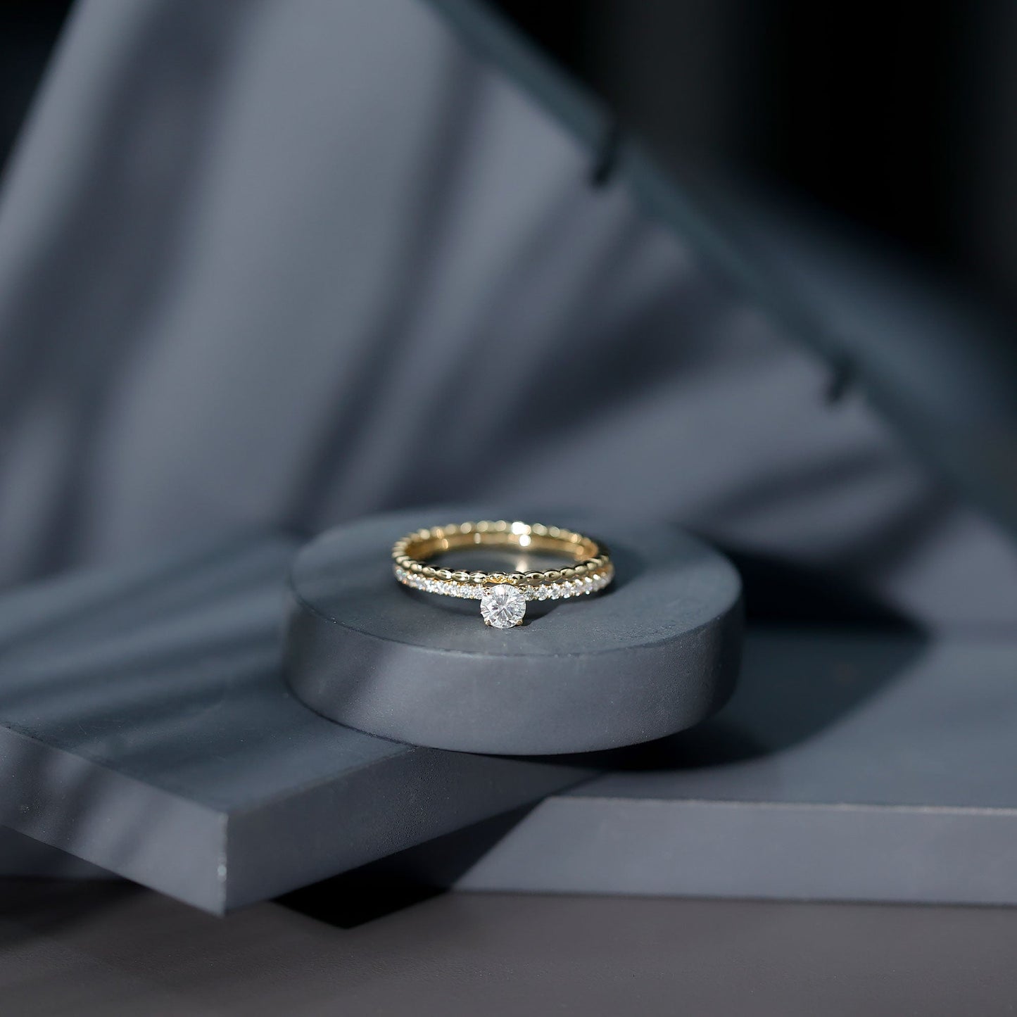 1.50 CT Certified Zircon Solitaire Engagement Ring