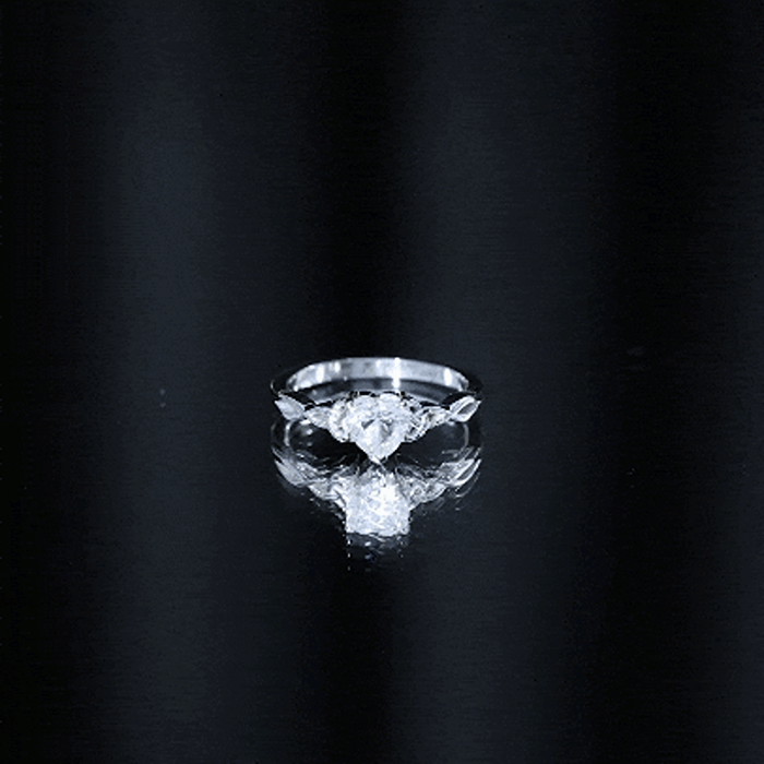 Certified Lab Grown Diamond 5 MM Heart Promise Ring