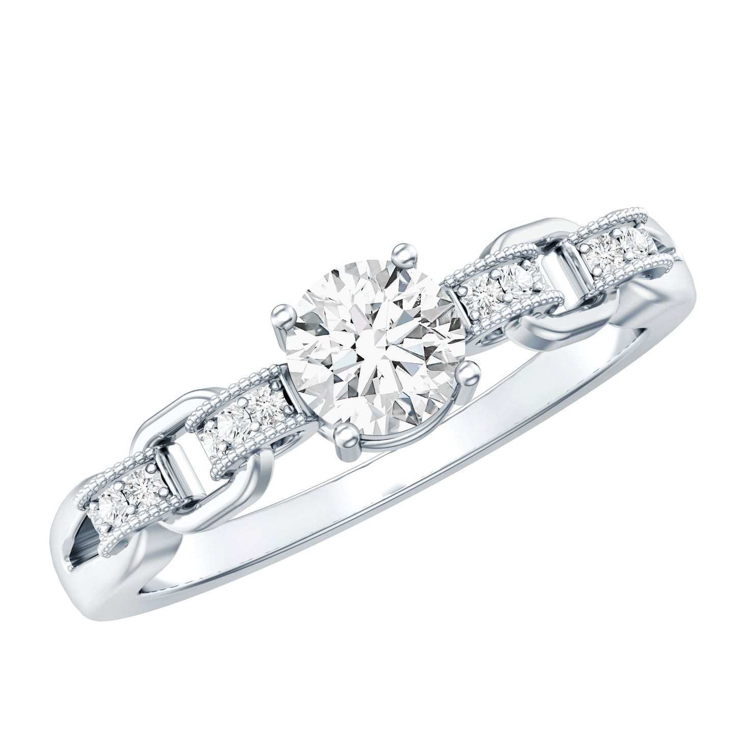Certified 5 MM Lab Grown Diamond Promise Ring For Her