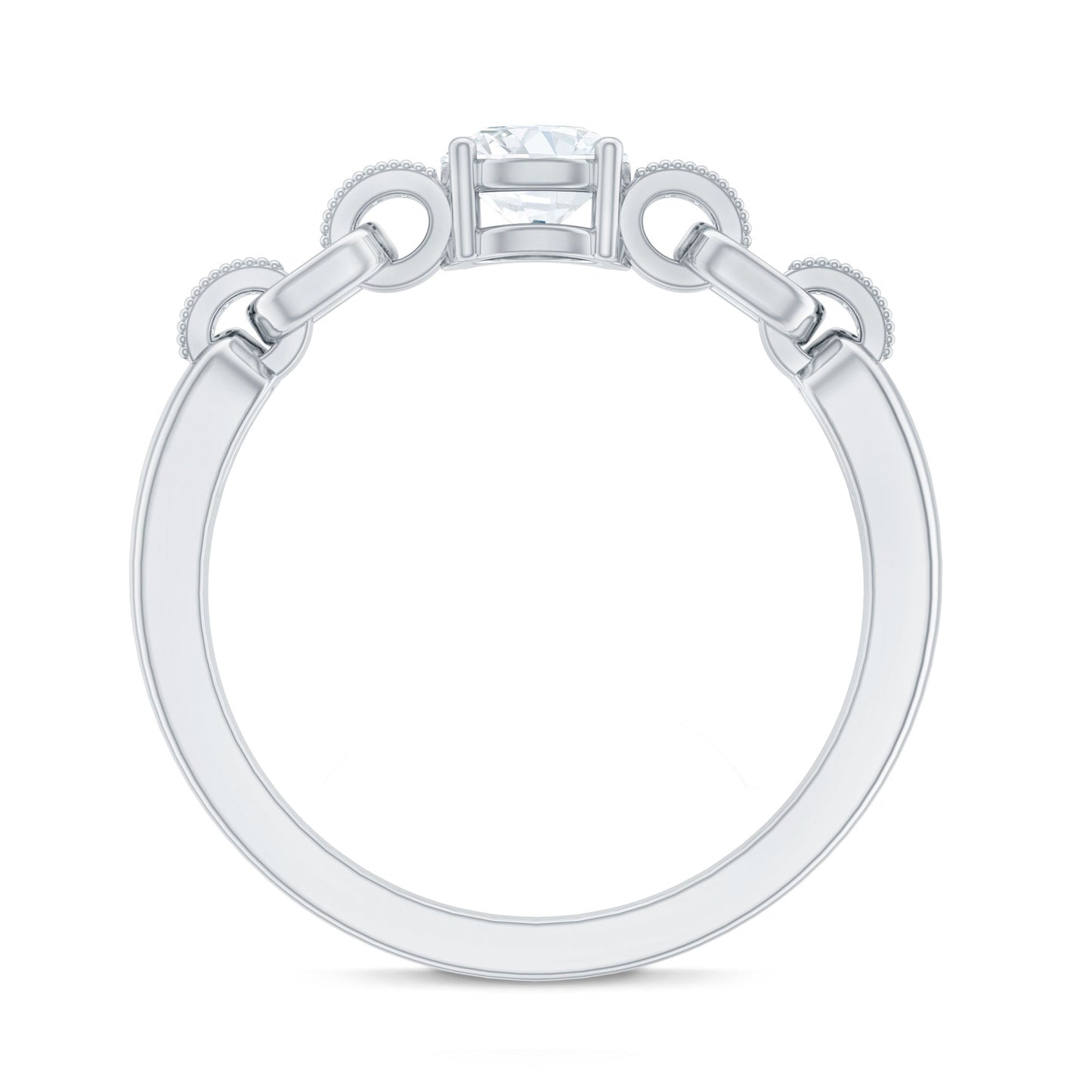 Certified 5 MM Lab Grown Diamond Promise Ring For Her